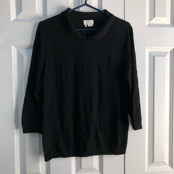 kate spade Sweaters - Kate Spade black sweater size Large